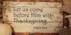 Thanksgiving Bible Verses